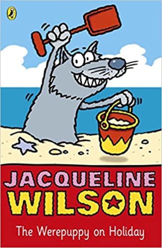 Book cover for "The Werepuppy on Holiday" by Jacqueline Wilson