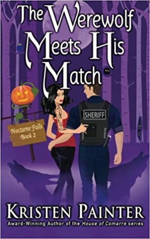 Book cover for "The Werewolf Meets His Match" by Kristen Painter