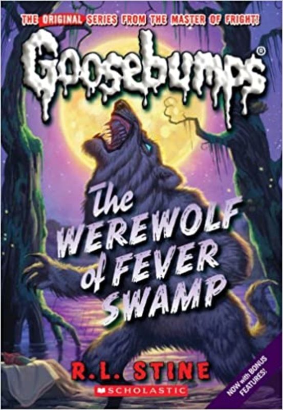 Book cover for "The Werewolf of Fever Swamp" by R.L. Stine