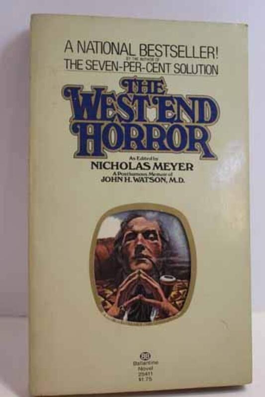 Book cover for "The West End Horror" by Nicholas Meyer