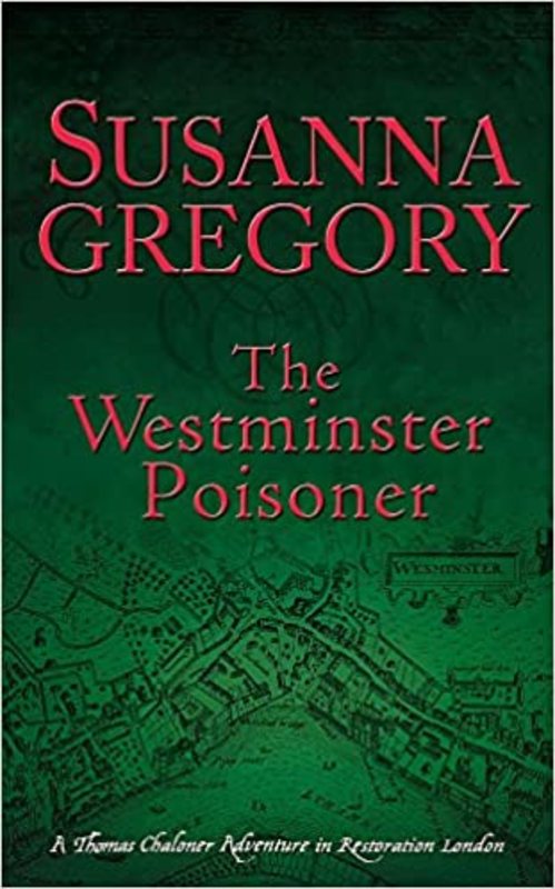 Book cover for "The Westminster Poisoner" by Susanna Gregory
