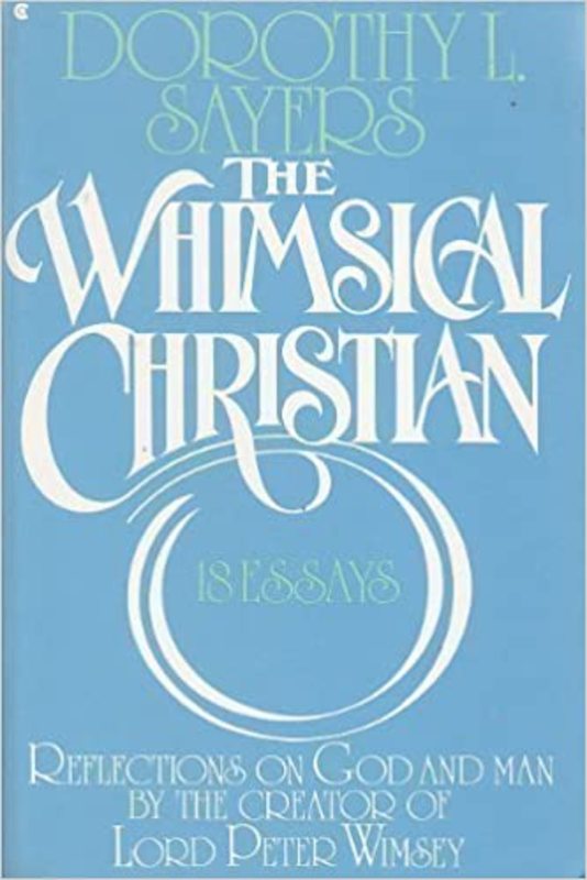 Book cover for "The Whimsical Christian" by Dorothy L. Sayers