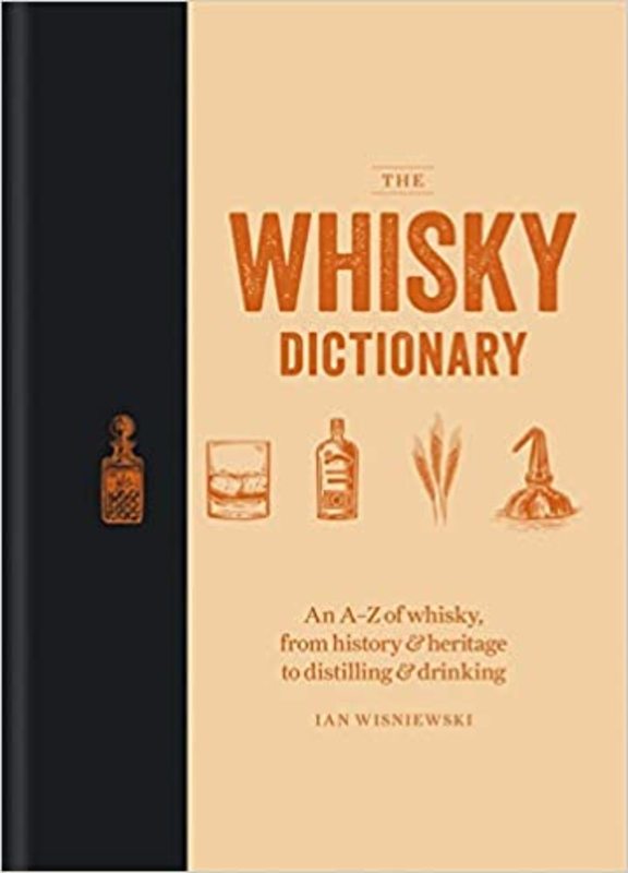 Book cover for "The Whisky Dictionary" by Ian Wisniewski