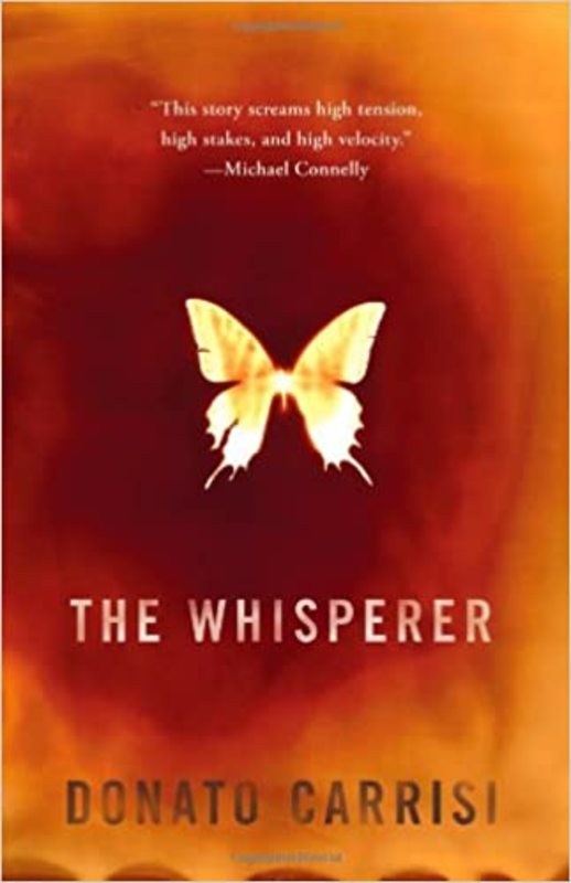 Book cover for "The Whisperer" by Donato Carrisi