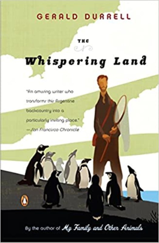 Book cover for "The Whispering Land" by Gerald Durrell