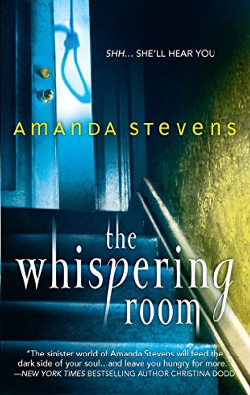 Book cover for "The Whispering Room" by Amanda Stevens