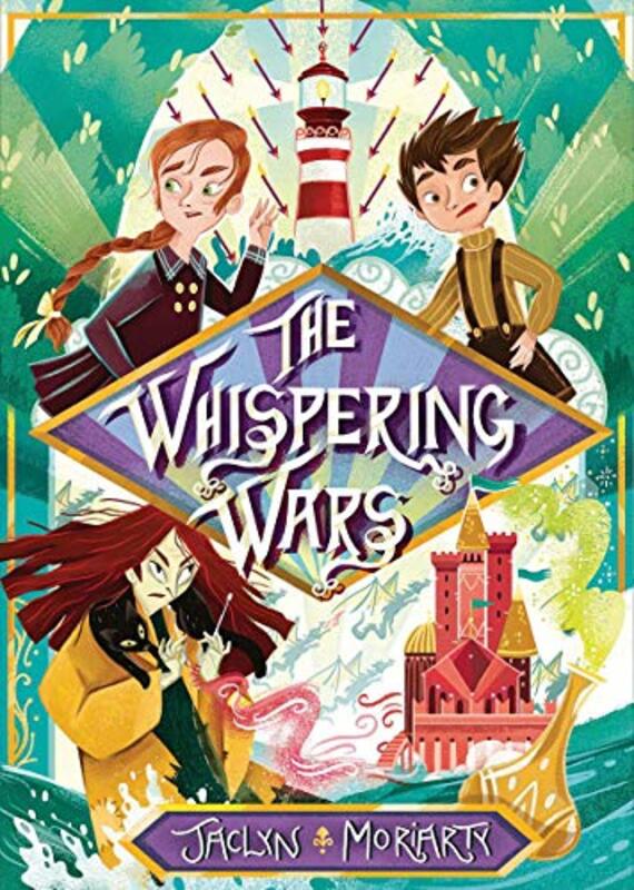 Book cover for "The Whispering Wars" by Jaclyn Moriarty