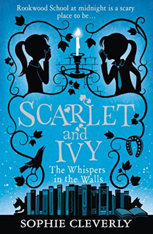 Book cover for "The Whispers in the Walls" by Sophie Cleverly