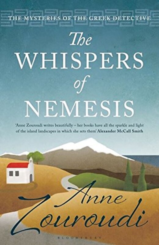 Book cover for "The Whispers of Nemesis" by Anne Zouroudi