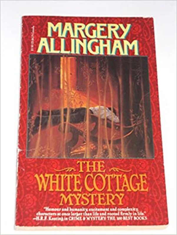 Book cover for "The White Cottage Mystery" by Margery Allingham