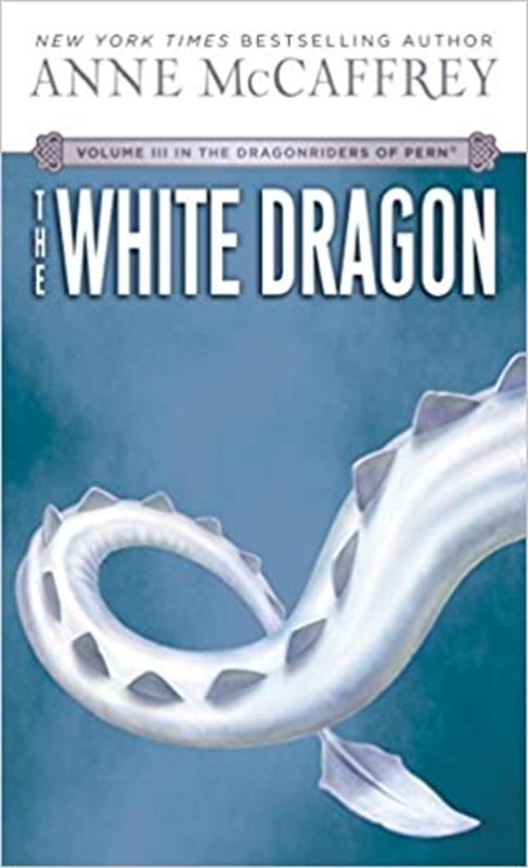 Book cover for "The White Dragon" by Anne McCaffrey