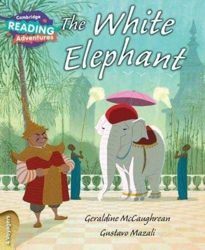Book cover for "The White Elephant" by Geraldine McCaughrean