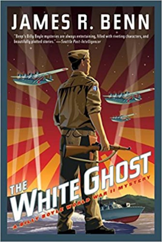 Book cover for "The White Ghost" by James R. Benn