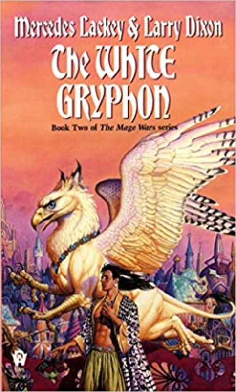 Book cover for "The White Gryphon" by Mercedes Lackey