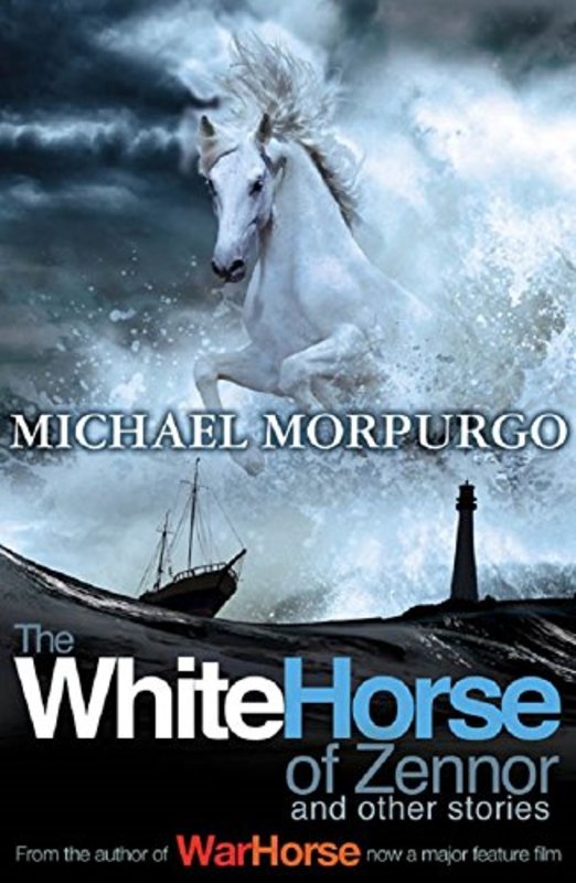 Book cover for "The White Horse of Zennor" by Michael Morpurgo