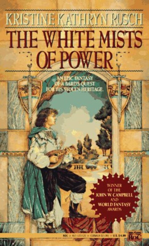Book cover for "The White Mists of Power" by Kristine Kathryn Rusch
