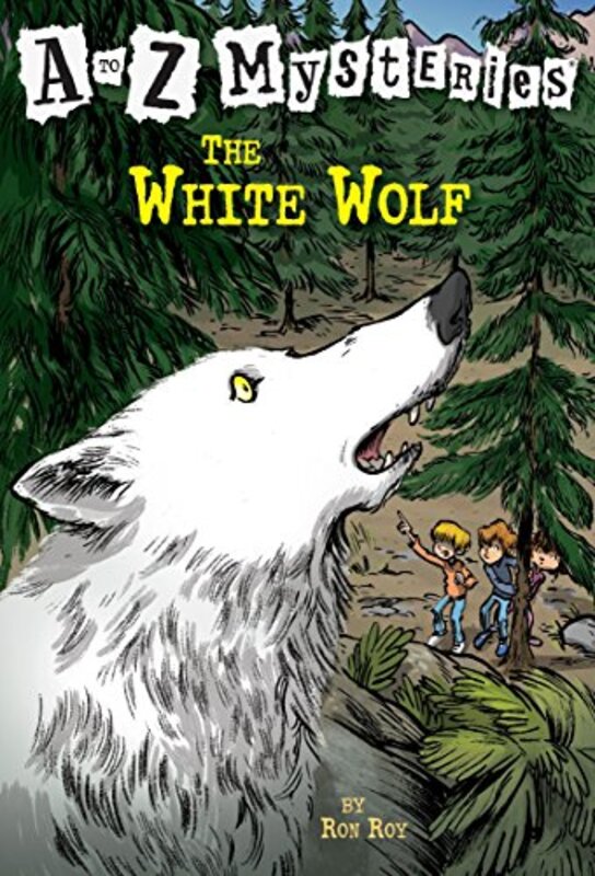 Book cover for "The White Wolf" by Ron Roy
