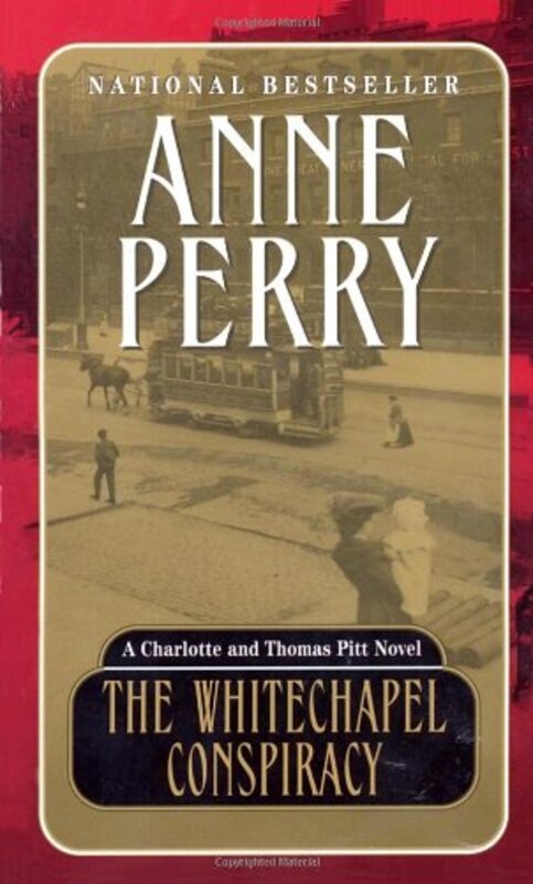 Book cover for "The Whitechapel Conspiracy" by Anne Perry