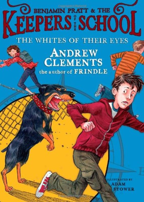 Book cover for "The Whites of Their Eyes" by Andrew Clements