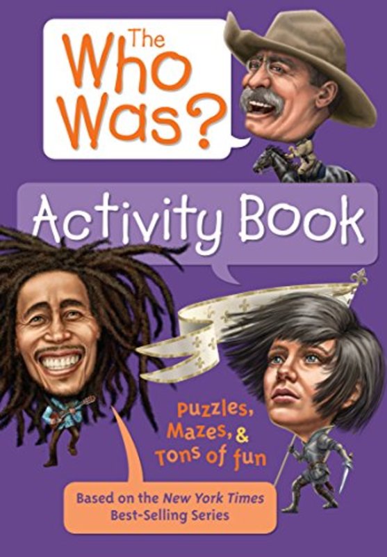 Book cover for "The Who Was? Activity Book" by Who HQ