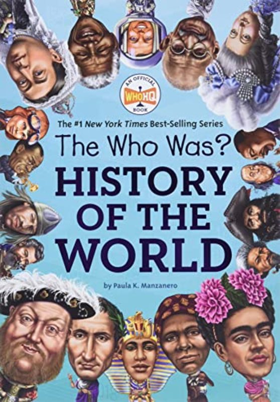 Book cover for "The Who Was? History of the World" by Who HQ