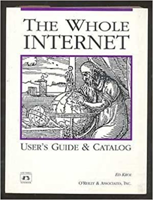 Book cover for "The Whole Internet User's Guide & Catalog" by Ed Krol