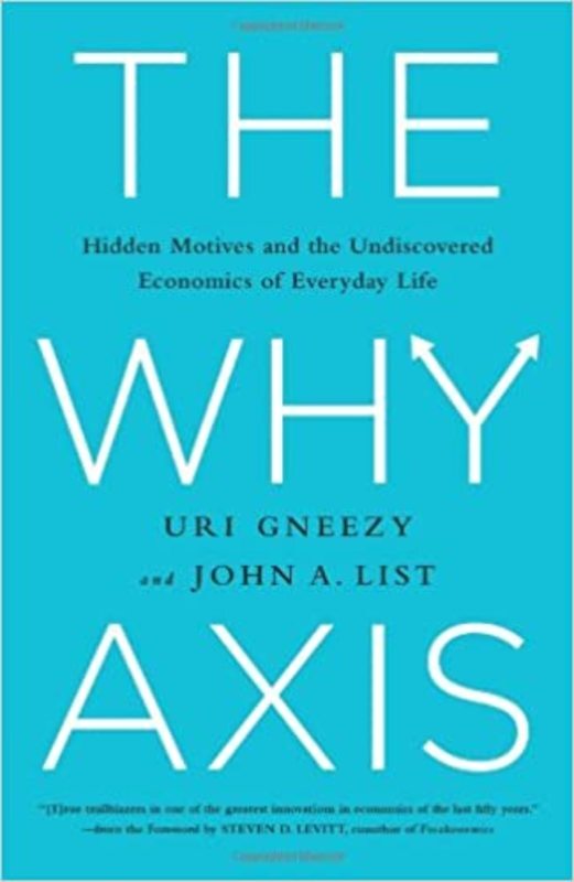 Book cover for "The Why Axis" by Uri Gneezy
