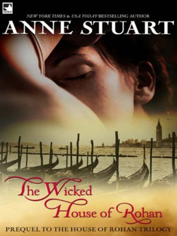 Book cover for "The Wicked House of Rohan" by Anne Stuart