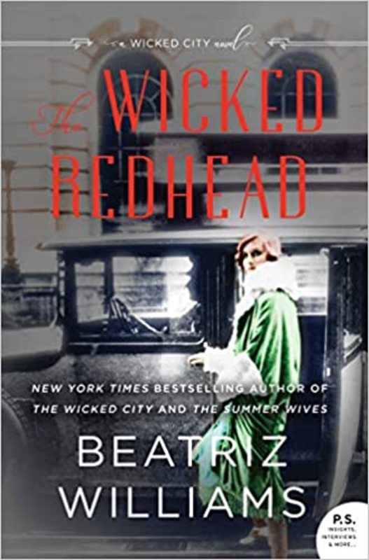 Book cover for "The Wicked Redhead" by Beatriz Williams