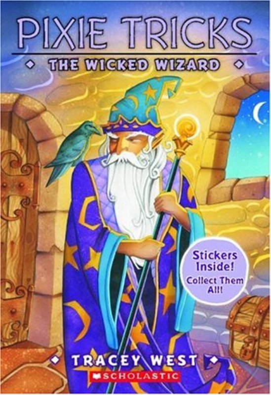 Book cover for "The Wicked Wizard" by Tracey West