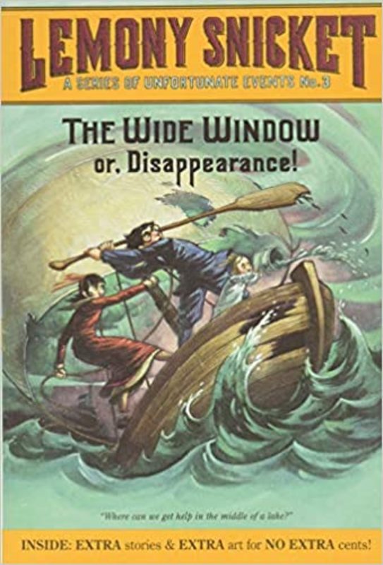Book cover for "The Wide Window" by Daniel Handler