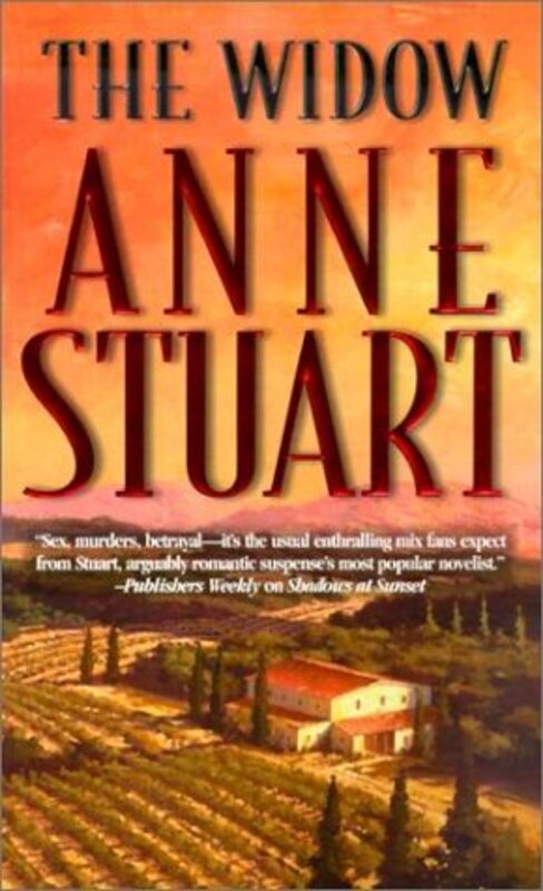 Book cover for "The Widow" by Anne Stuart