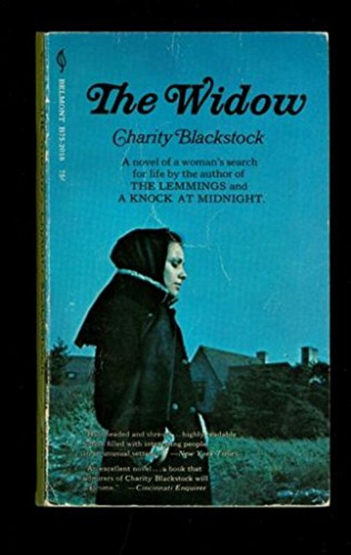 Book cover for "The Widow" by Charity Blackstock
