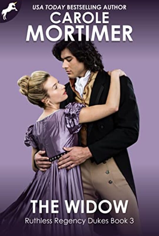 Book cover for "The Widow" by Carole Mortimer