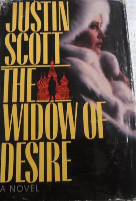 Book cover for "The Widow of Desire" by Justin Scott