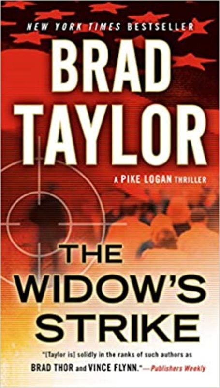 Book cover for "The Widow's Strike" by Brad Taylor