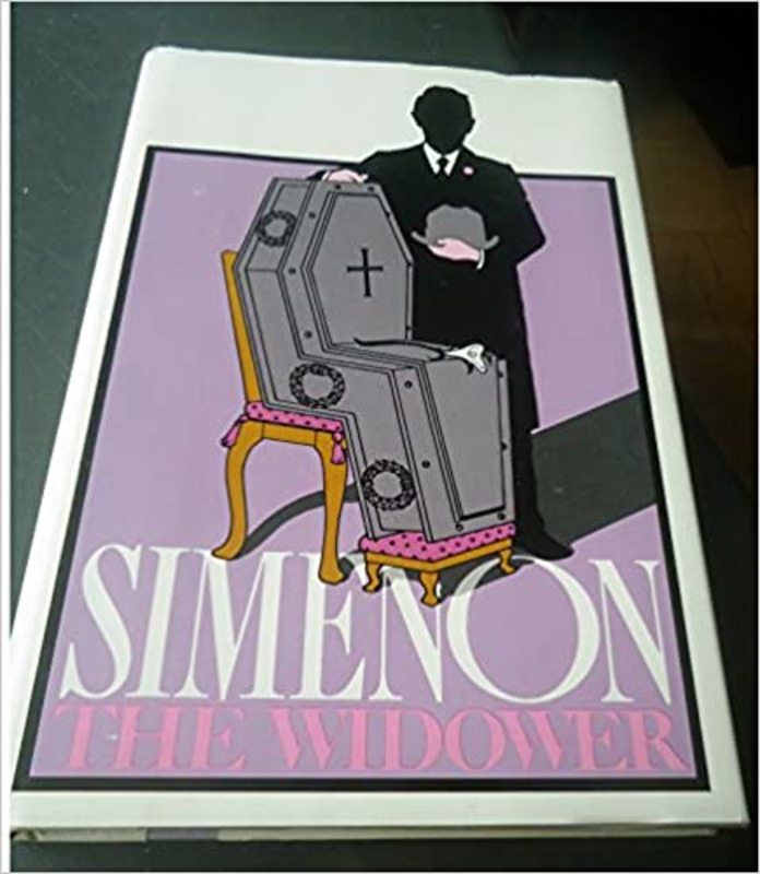 Book cover for "The Widower" by Georges Simenon