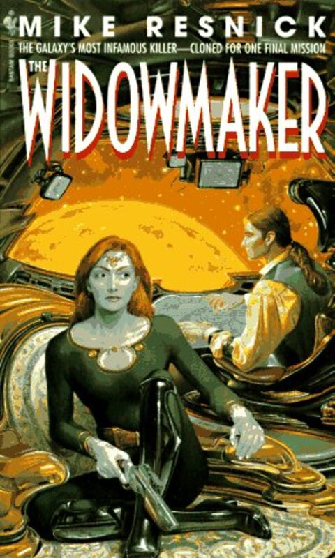 Book cover for "The Widowmaker" by Mike Resnick