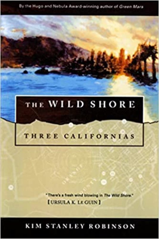 Book cover for "The Wild Shore" by Kim Stanley Robinson