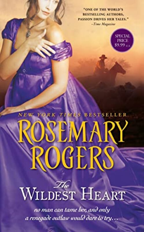 Book cover for "The Wildest Heart" by Rosemary Rogers
