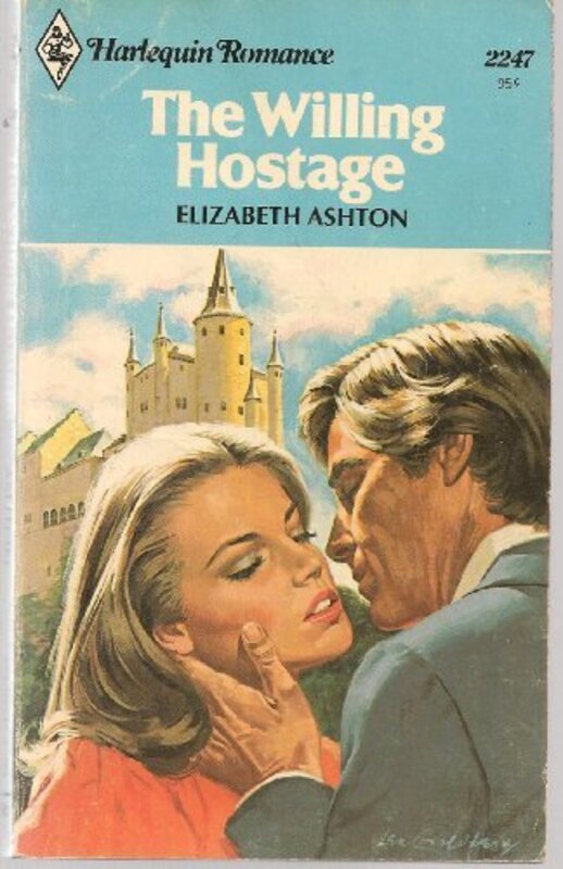 Book cover for "The Willing Hostage" by Elizabeth Ashton