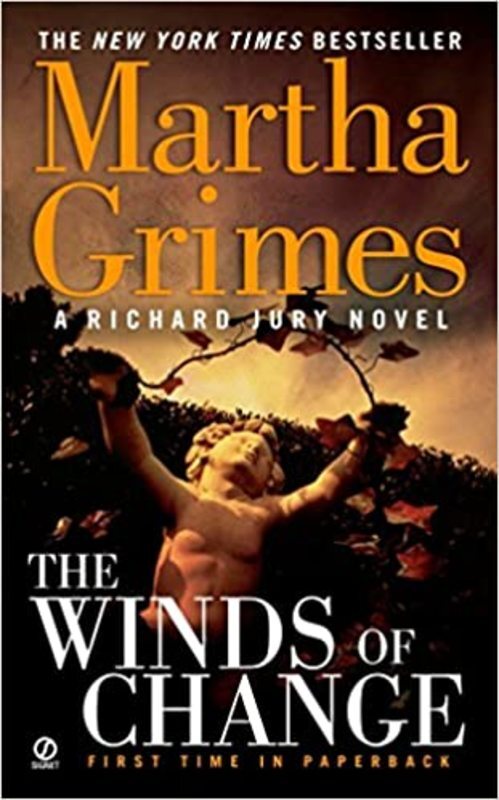Book cover for "The Winds of Change" by Martha Grimes
