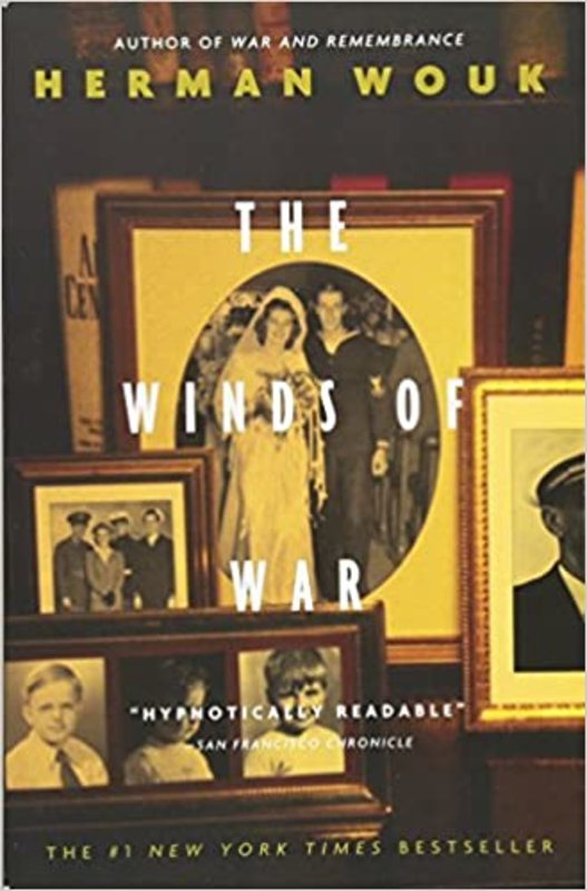 Book cover for "The Winds of War" by Herman Wouk