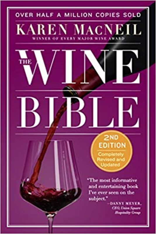 Book cover for "The Wine Bible" by Karen MacNeil