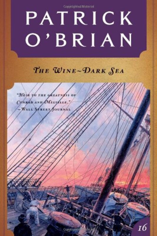 Book cover for "The Wine-Dark Sea" by Patrick OBrian