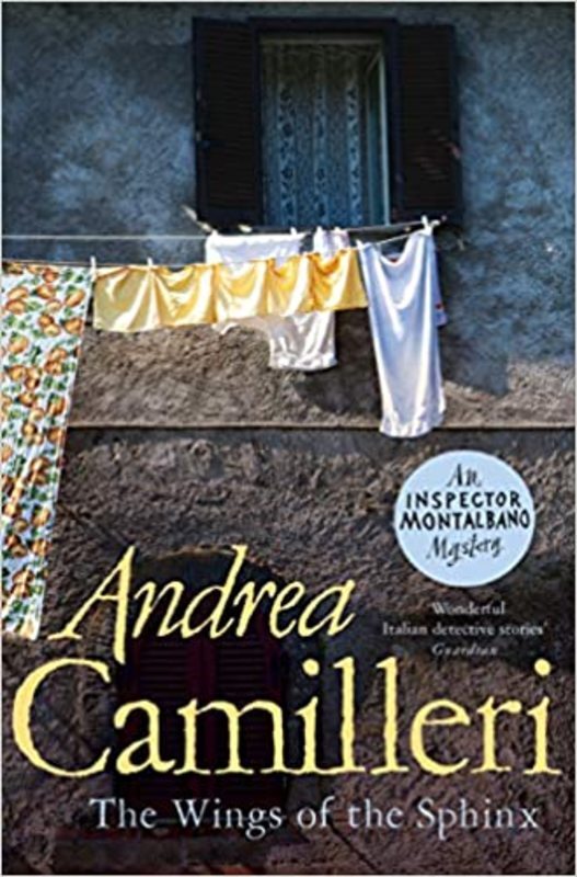 Book cover for "The Wings of the Sphinx" by Andrea Camilleri