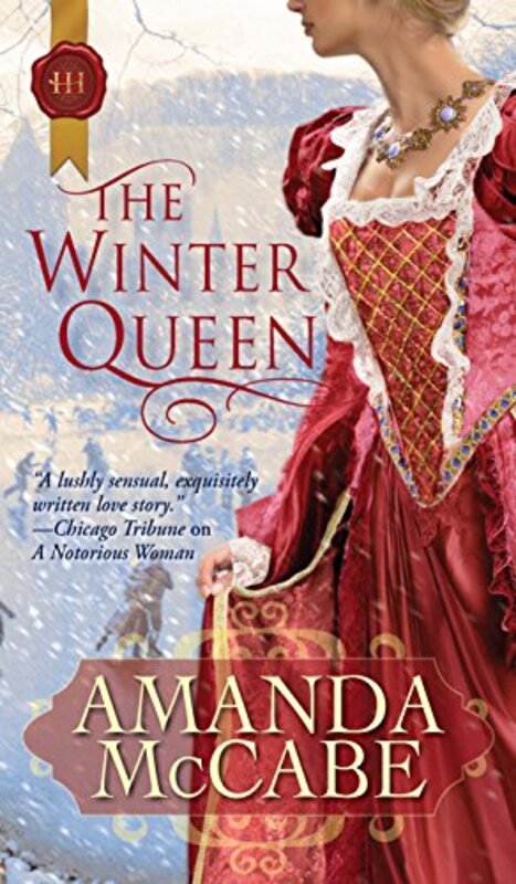 Book cover for "The Winter Queen" by Amanda McCabe