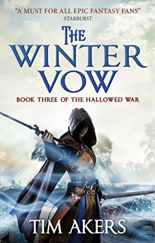 Book cover for "The Winter Vow" by Tim Akers