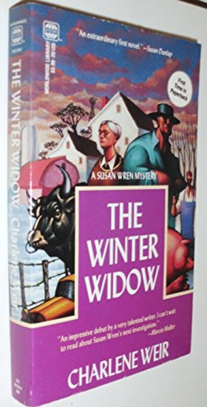 Book cover for "The Winter Widow" by Charlene Weir