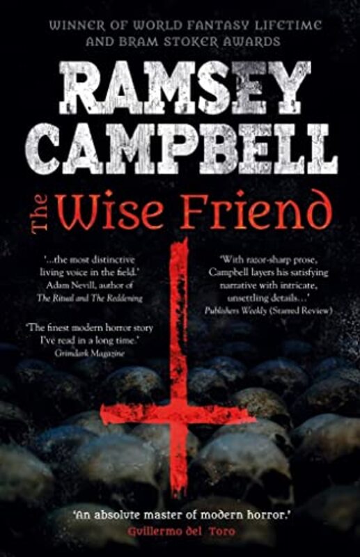 Book cover for "The Wise Friend" by Ramsey Campbell